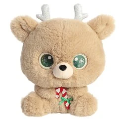 Aurora - Lenticular - 6" Snowflake Reindeer Tan