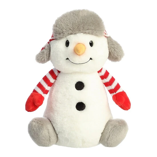 Aurora - Let It Snow! - 10" Snowman W/Hat White 1 Aurora - Let It Snow! - 10" Snowman W/Hat White