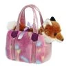 Aurora - Fancy Pals - 6.5" Tutti Frutti Fox Pet Carrier Brown