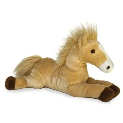 Aurora - Flopsie - 12" Butterscotch Palomino Horse Brown
