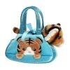 Aurora - Fancy Pals - 7" Peek-A-Boo Tiger Pet Carrier Orange