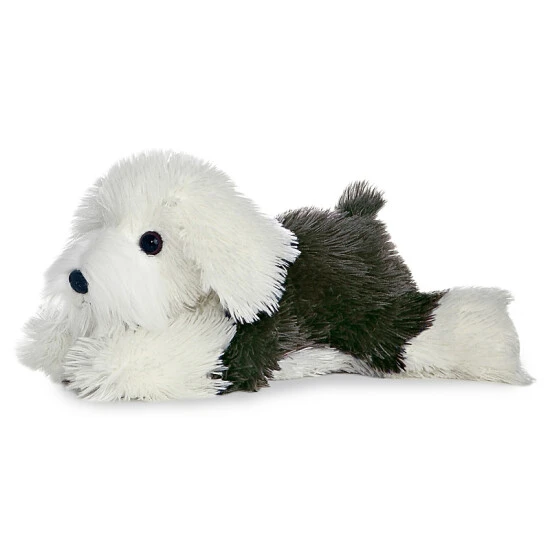 Aurora - Flopsie - 12" Edwin English Sheepdog White 1 Aurora - Flopsie - 12" Edwin English Sheepdog White