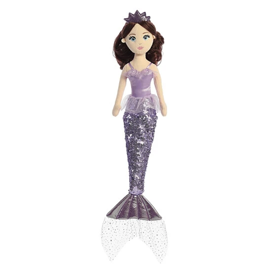 Aurora - Sea Sparkles - 18" Iris Mermaid Purple 1 Aurora - Sea Sparkles - 18" Iris Mermaid Purple