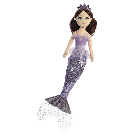 Aurora - Sea Sparkles - 18" Iris Mermaid Purple 2 Aurora - Sea Sparkles - 18" Iris Mermaid Purple - Image 2