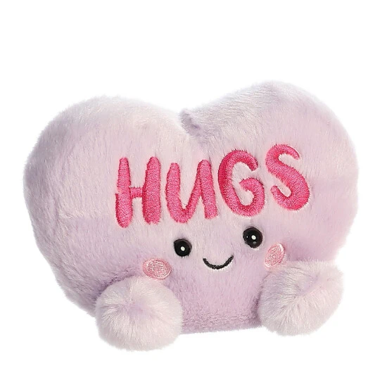 Aurora - Palm Pals - 5" Candy Heart Hugs Purple 2 Aurora - Palm Pals - 5" Candy Heart Hugs Purple - Image 2