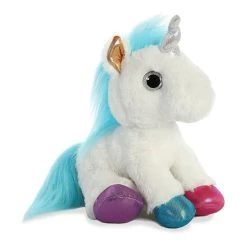 Aurora Ritzy Unicorn 12 Inch Plush Multi-color