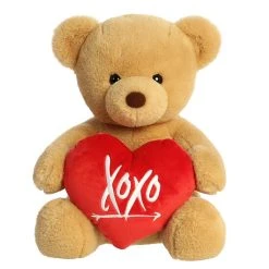 Aurora - Valentines - 15" Xoxo Bear Brown