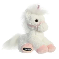 Aurora - Breyer - 11" Bridle Buddies - White & Pink Unicorn