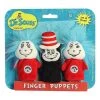 Aurora Dr Seuss Cat In The Hat Finger Puppet Set Multi-color