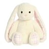 Aurora - Gingham Bunny - 13" Cream Off-white