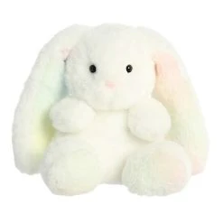 Aurora - Spring - 8" Rainbow Bunny White