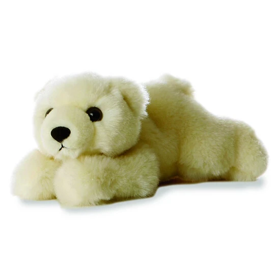 Aurora - Mini Flopsie - 8" Lil' Slushy Polar Bear White 1 Aurora - Mini Flopsie - 8" Lil' Slushy Polar Bear White